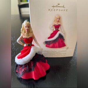 Set of 15 Hallmark Holiday Barbie Ornaments  1993-2007